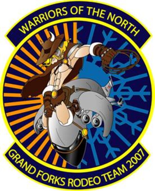 2007 Grand Forks Air Force Base Rodeo logo