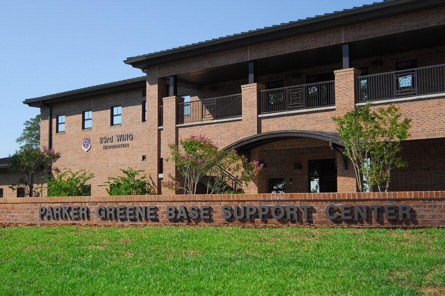 Moody's Parker Greene Base Support Center is a $10 million, 46,000 square-foot facility that will consolidate the working spaces of 12 separate support elements and approximately 200 Airmen.  The facility was dedicated June 22 in a ceremony attended by Gen. T. Michael Moseley, U.S Air Force chief of staff.  It is scheduled to begin serving customers in fall 2007. (U.S. Air Force photo by Tech. Sgt. Parker Gyokeres)