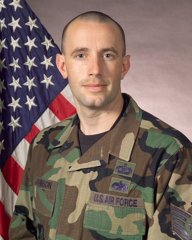 Studio Portrait of TSgt Johnson