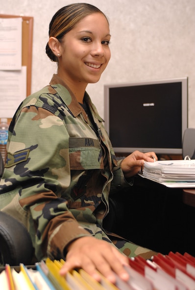 Airman 1st Class Natacha Abad is the Warrior of the Week for June 28. (U.S. Air Force photo by Staff Sgt. Joshua Jasper)
