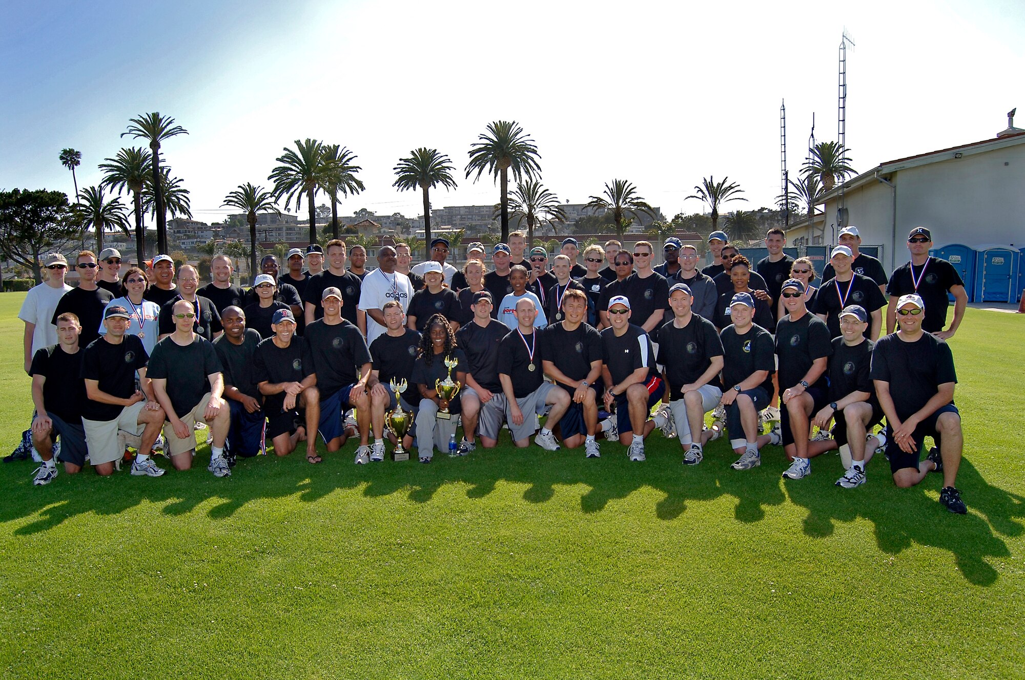 The Space Superiority Systems Wing took the overall title at the 2007 SMC Sports Day, June 15. (Photo by Paul Testerman)