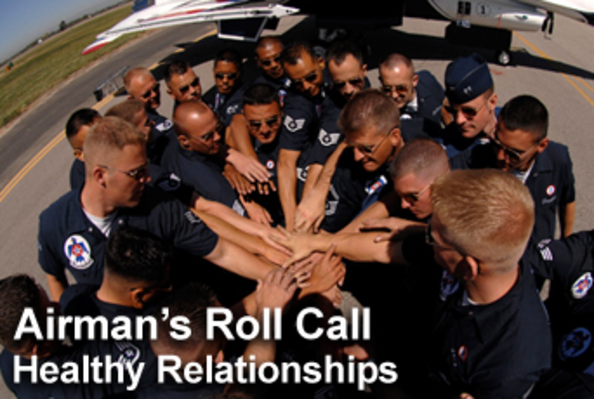 The newest Airman's Roll Call focuses on building healthy relationships to manage stress. (U.S. Air Force illustration/Mike Carabajal)  

