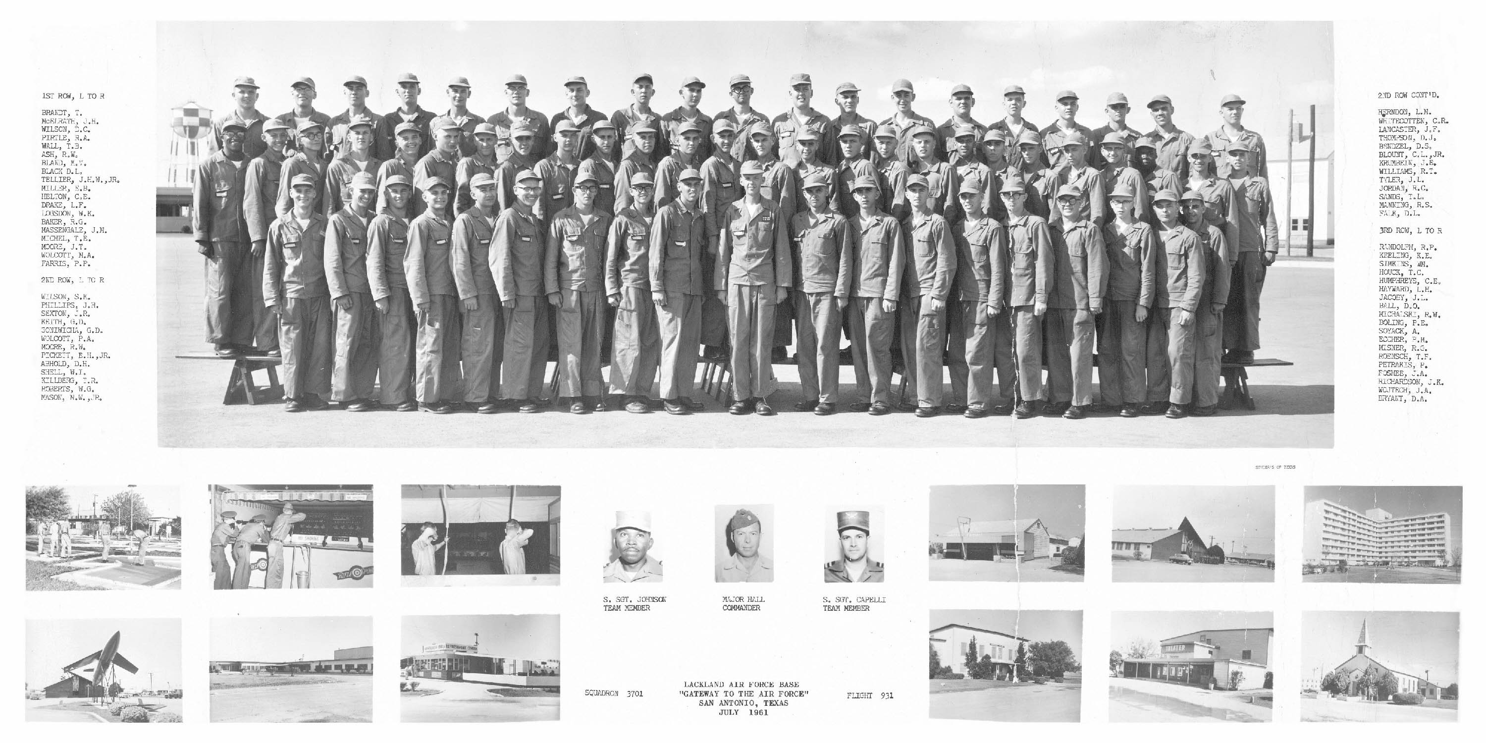 3701 Flt 931 Jul 1961