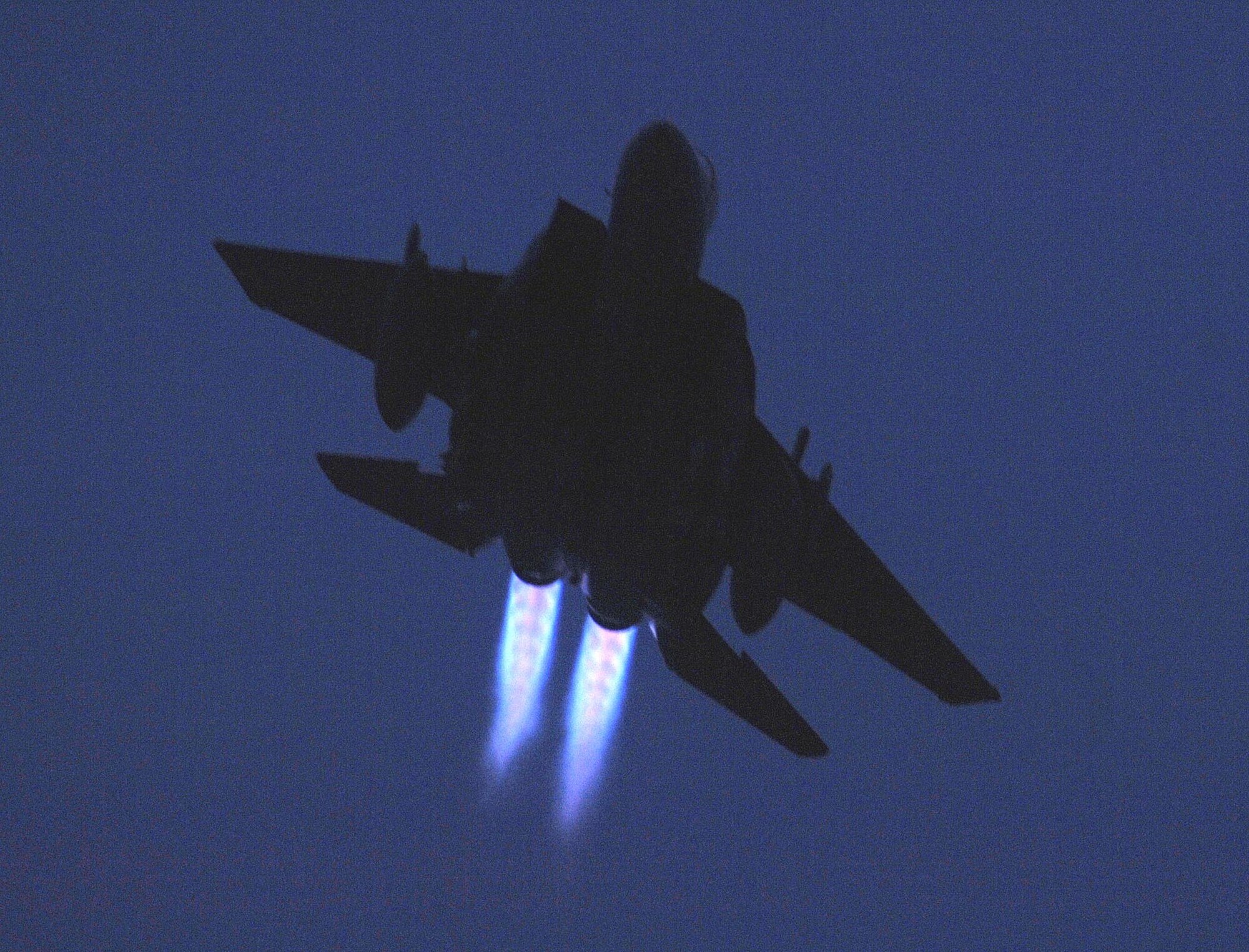 An F-15E Strike Eagle assigned to the 492nd Expeditionary Fighter Squadron takes off June 26 from Bagram Airfield, Afghanistan. The 492nd EFS is deployed from RAF Lakenheath. (U.S. Air Force Photo by Staff Sgt. Craig Seals)