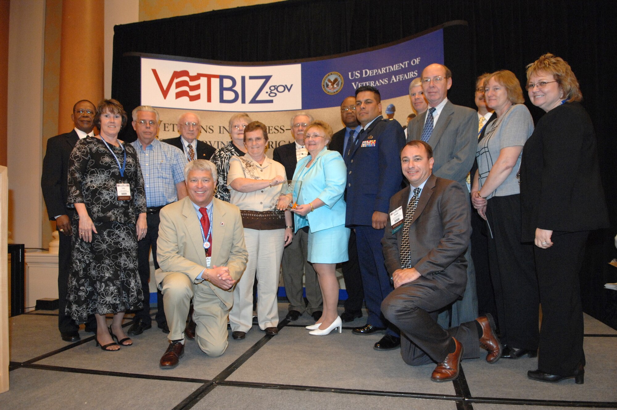Representatives of various Air Force bases come together during the 6th Annual Awards Program Wednesday, June 27 at Caesars Palace, Las Vegas, Nev.
(U.S Air Force Photo by Senior Airman Larry E. Reid Jr.) 