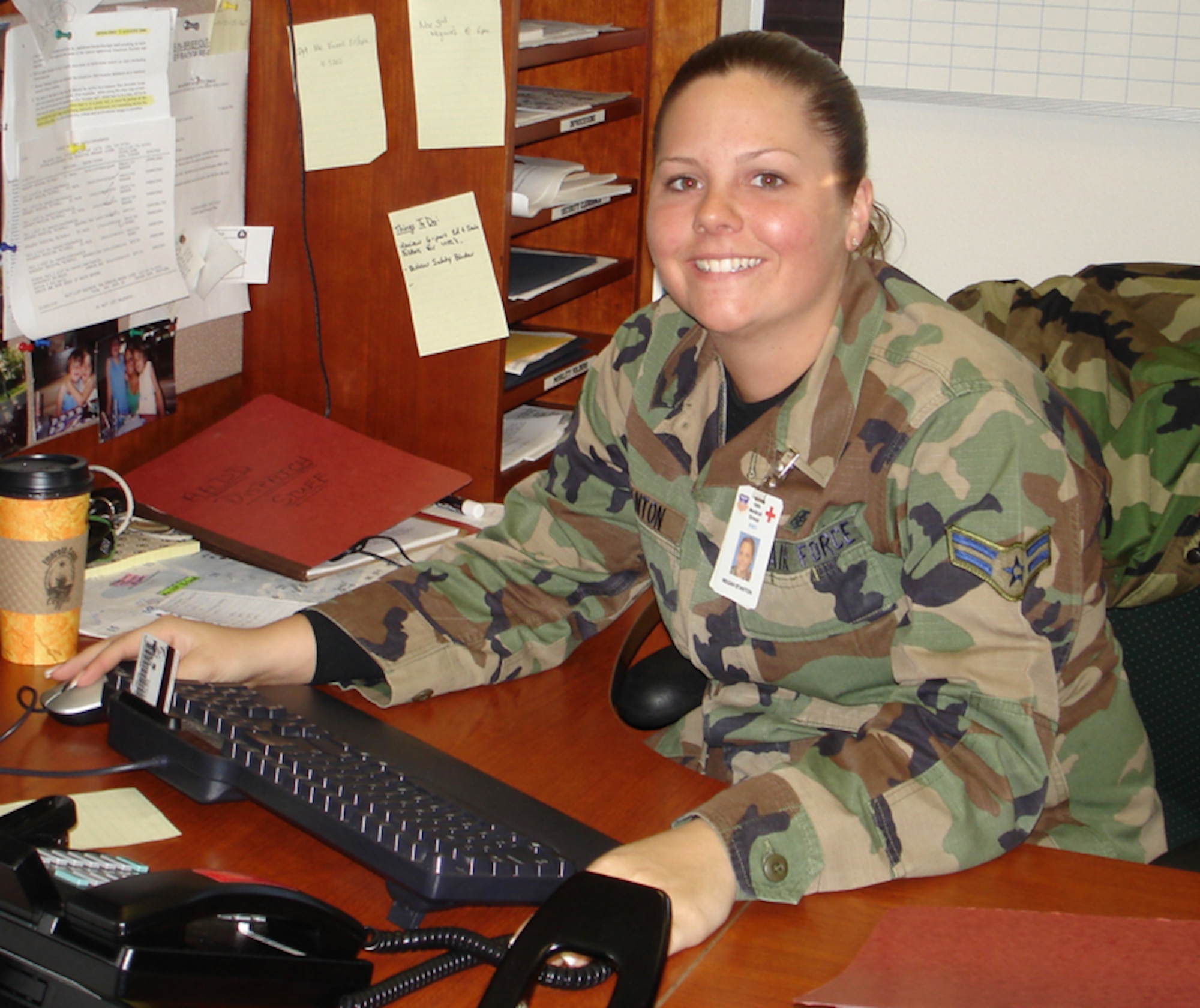 Airman 1st Class Megan Stanton, Airman of the Year. As a health services management journeyman, Airman Stanton spearheaded the Medical Group’s liability reimbursement program and increased FY 06 clinic revenues by $72,000. She’s an active member on the Airman’s Council and volunteered as a tutor in a local school. (Courtesy photo)