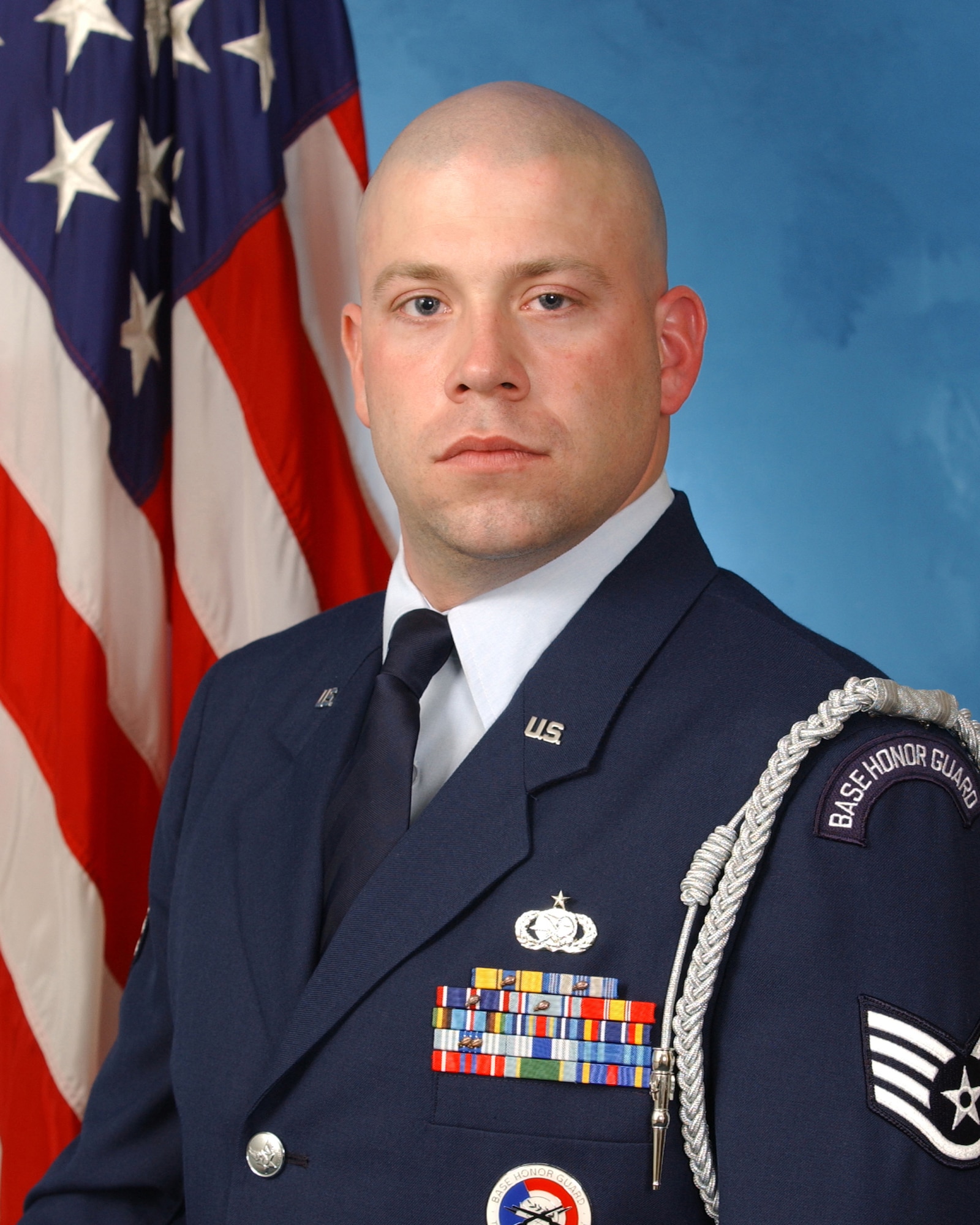 Staff Sgt. Chris Evans, 39th Logistics Readiness Squadron was named Honor Guard Member of the Year for Team Incirlik. (U.S. Air Force offical photo)                   