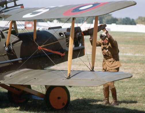 DAYTON, Ohio -- The Dawn Patrol Rendezvous World War I Fly-In takes place every other year at the National Museum of the United States Air Force. (U.S. Air Force photo)