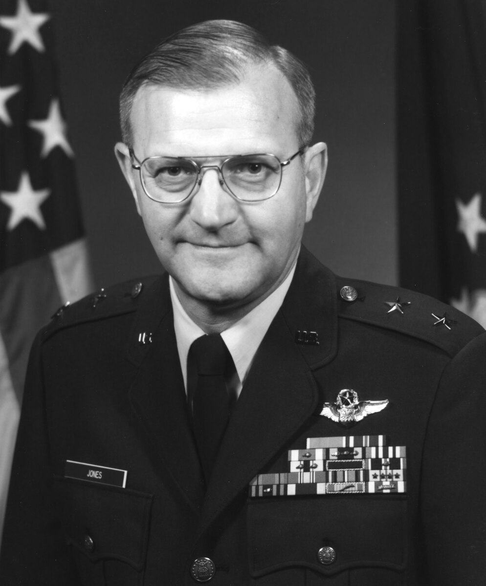 MAJOR GENERAL JAMES G JONES Air Force Biography Display