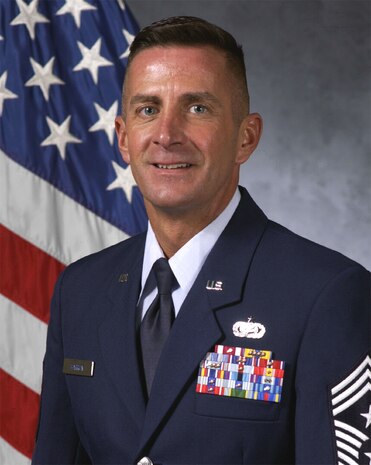 Chief Master Sgt. Joseph E. Barron, command chief master sergeant of Air Mobility Command.