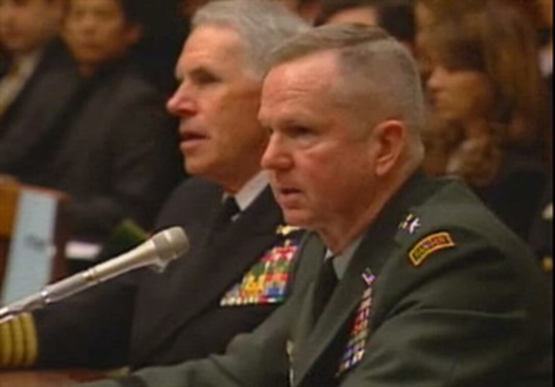 U.S. Army Gen. B.B. Bell, commander of U.S. Forces Korea, testifies before the House Armed Services Committee today on Fiscal Year 2008 National Defense Authorization Budget Request for U.S. Pacific Command and U.S. Forces Korea .  