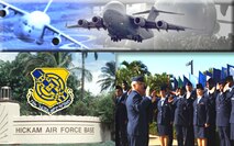 C-17 aircraft and wing personnel