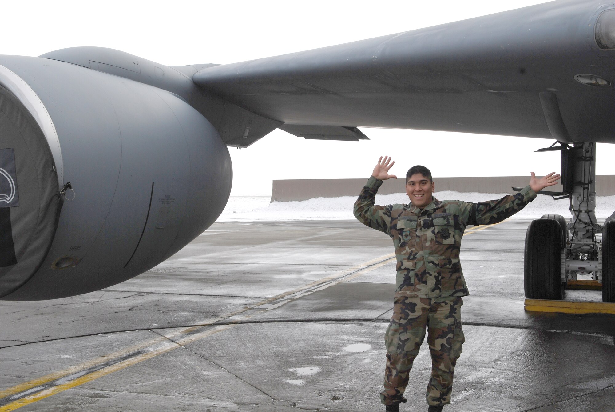 FAIRCHILD AIR FORCE BASE, Wash. -- SSgt Luis Cantu, Aircraft fuel system craftsman day-shift supervisor, 92nd Maintenance Squadron is this week's Team Fairchild MVP. (U.S. Air Force photo by 2nd Lt. Noel Bacnis)  

