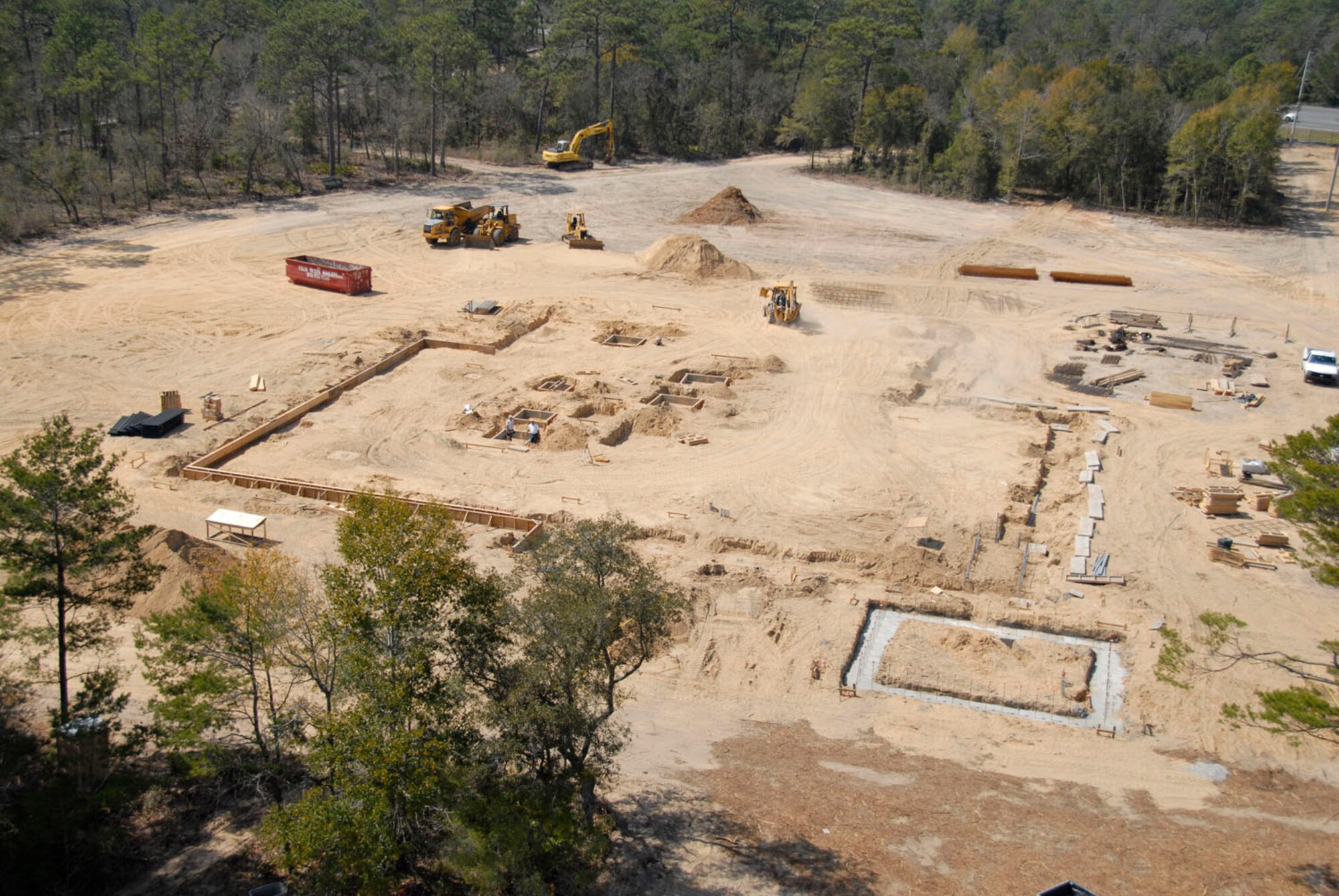 Construction is underway at the Eglin Community Base Outpatient Clinic. The $5.2 million, 16,700 square-foot clinic is a cooperative effort between the base and the Veterans Health Care Network and is located near the 96th Medical Group's regional hospital.  The clinic is projected to open in early 2008.