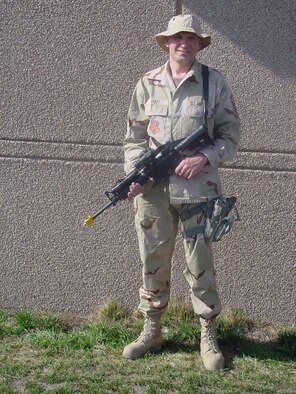 Newly promoted Master Sgt. William Whitt, Arnold Engineering Development Center, was promoted under the Stripes For Exceptional Performers progam. Sergeant Whitt is currently in Transition Team Training course at Fort Riley, Kan., preparing for a 365-day deployment to Afghanistan.