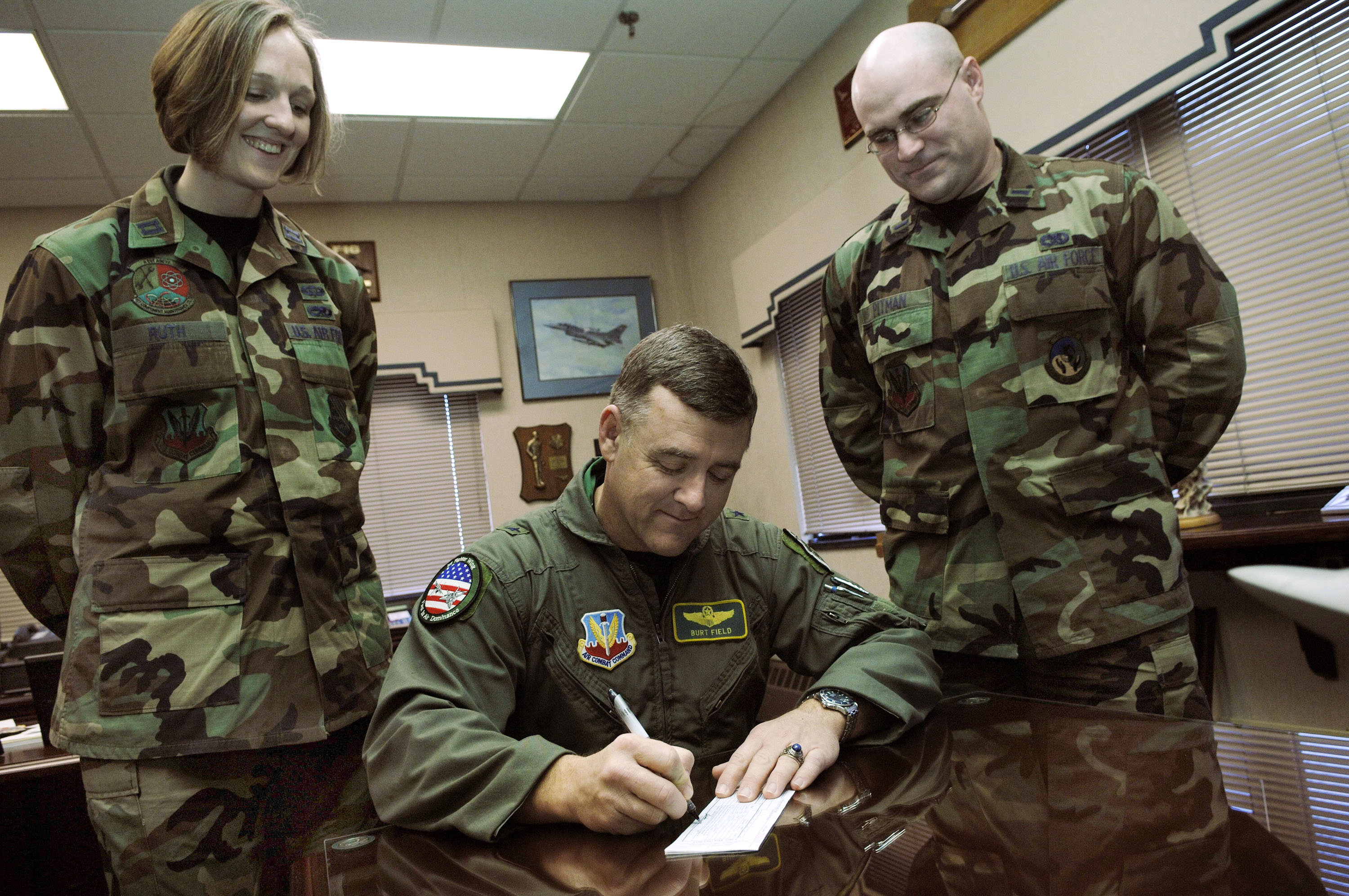 Airmen helping Airmen