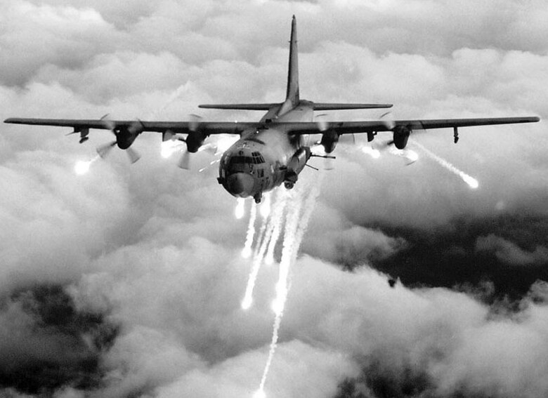 The AC-130H Spectre gunship flown by the 16th Special Operations Squadron is a heavily armed aircraft designed for close air support, armed reconnaissance, interdiction, night search and rescue, and airborne command and control. (Courtesy photo)