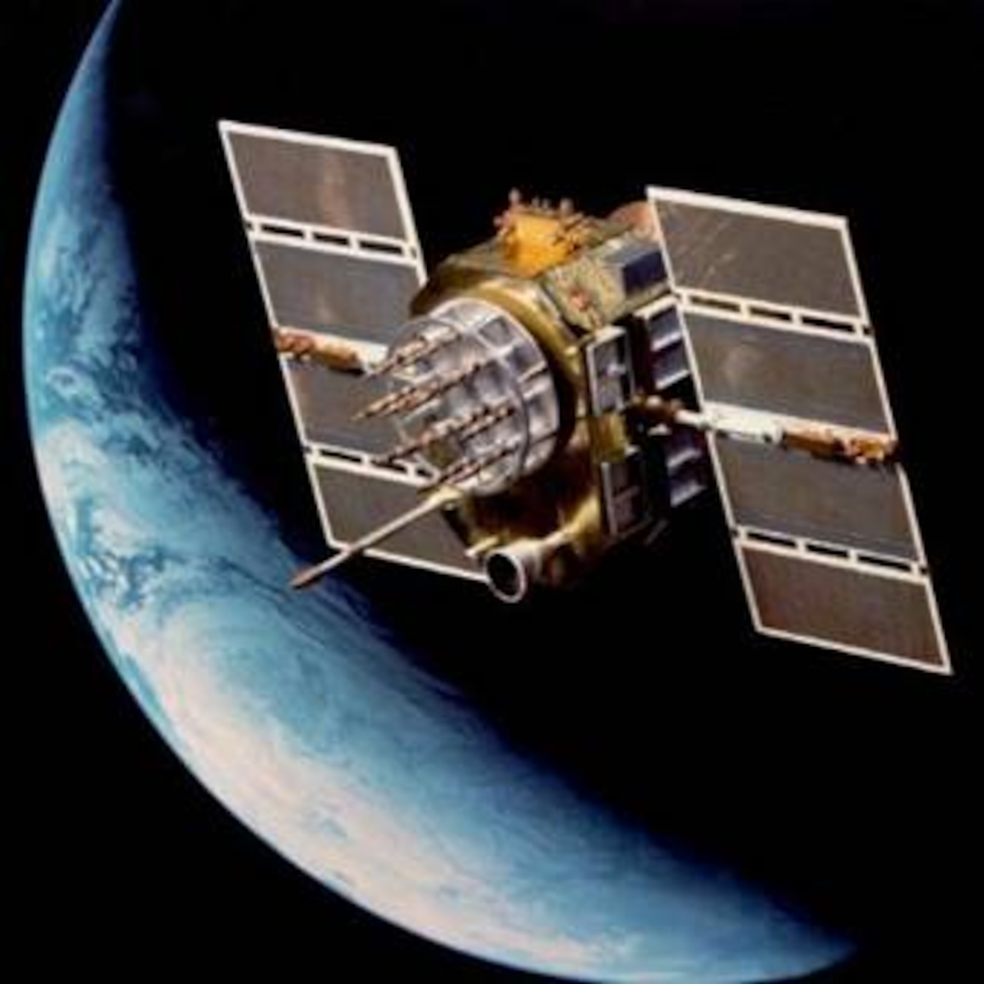 gps satellite in space