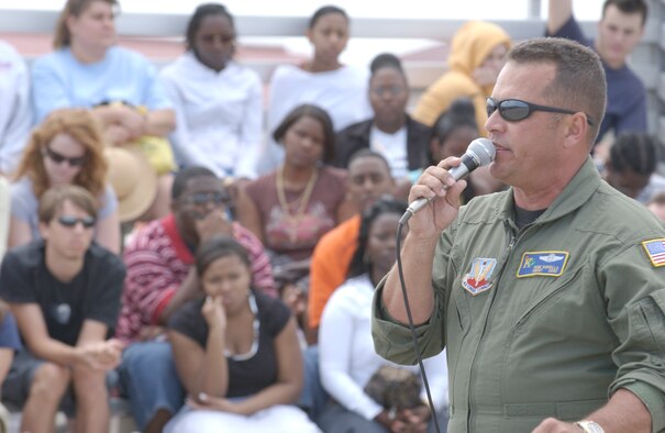 Senior Master Sgt. Rene Rubiella, 920th Rescue Wing member, along wiht many community partners, have set the 920th Rescue Wing flightline as the stage for the 2007 Operation NOW event held to help reduce the number of teen driving deaths due to distracted driving.  Sergeant Rubiella lost his only daughter at age 18 two years ago in an automobile accident.  He is now an advocate for educating teenagers against the dangers of distracted driving and is the Rescue Wing coordinator for its annual Operation NOW event.