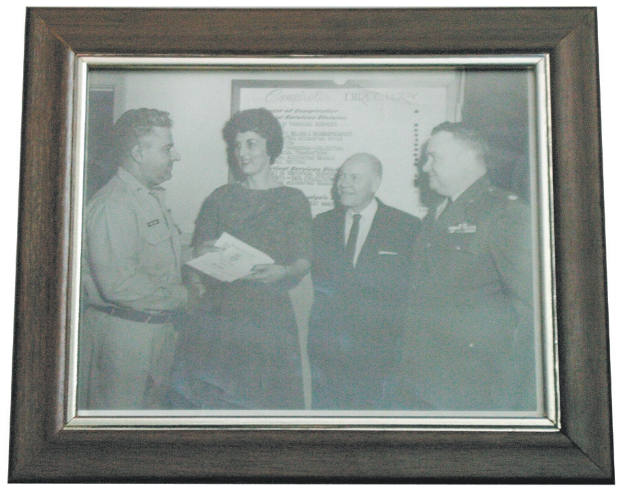Mary Linehan, 43rd Civil Engineer Squadron budget analyst, has been working for Pope since 1978. She has been a civil service employee since 1951.