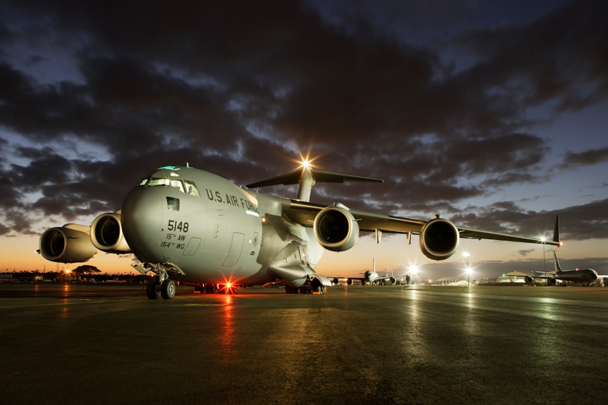 C-17 dawn view