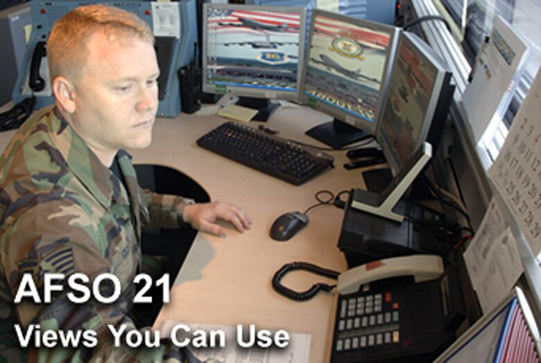 The Air Force Smart Operations for the 21st Century office created a new product to keep Airmen informed about AFSO 21. The new "Views You Can Use" is a monthly informational product AFSO 21 officials hope will spotlight useful AFSO21 concepts and successes stories. (U.S. Air Force photo illustration)
