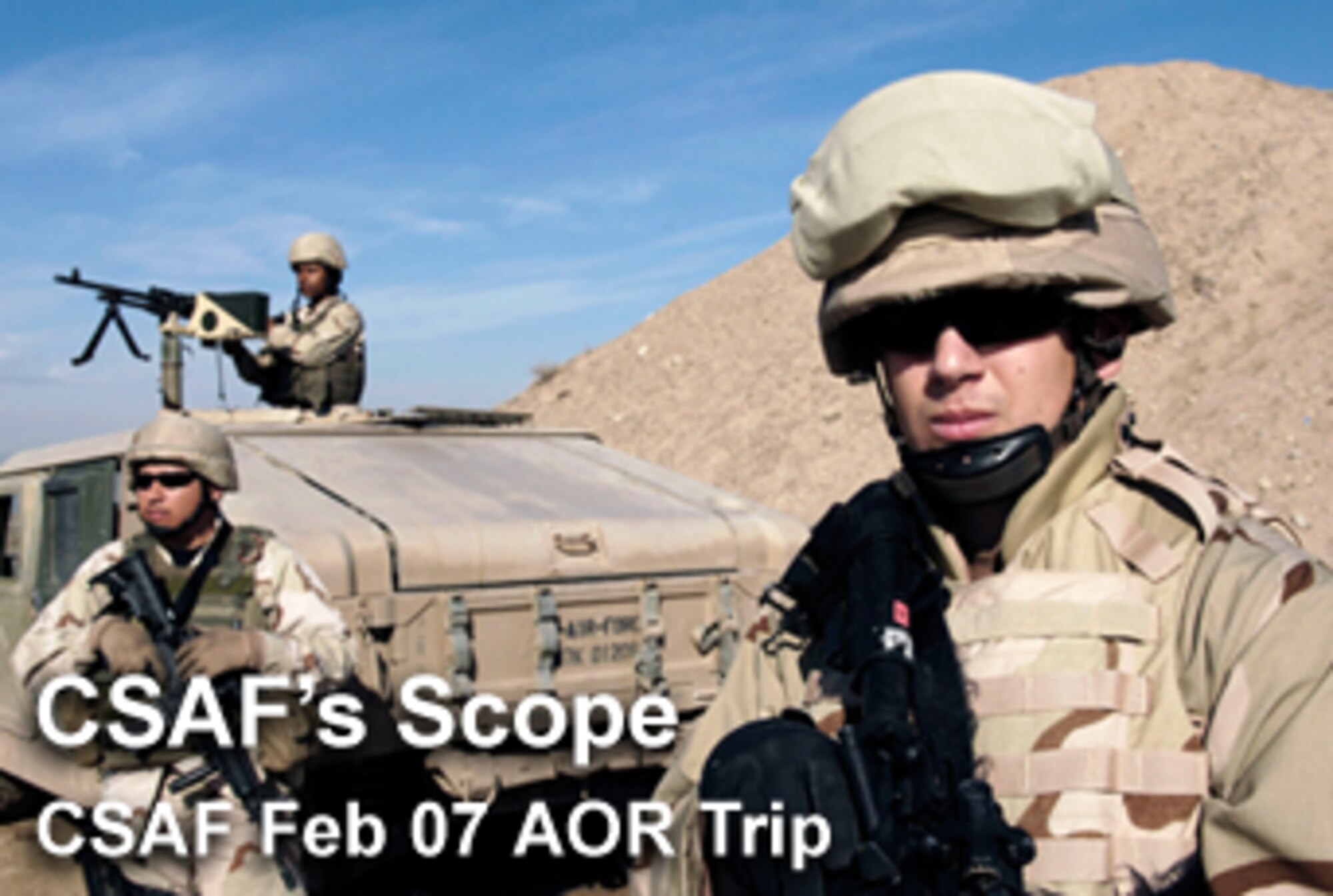 The CSAF's Scope focuses on current topics the general feels are of special importance to today's Airmen. (U.S. Air Force illustration/Mike Carabajal) 
