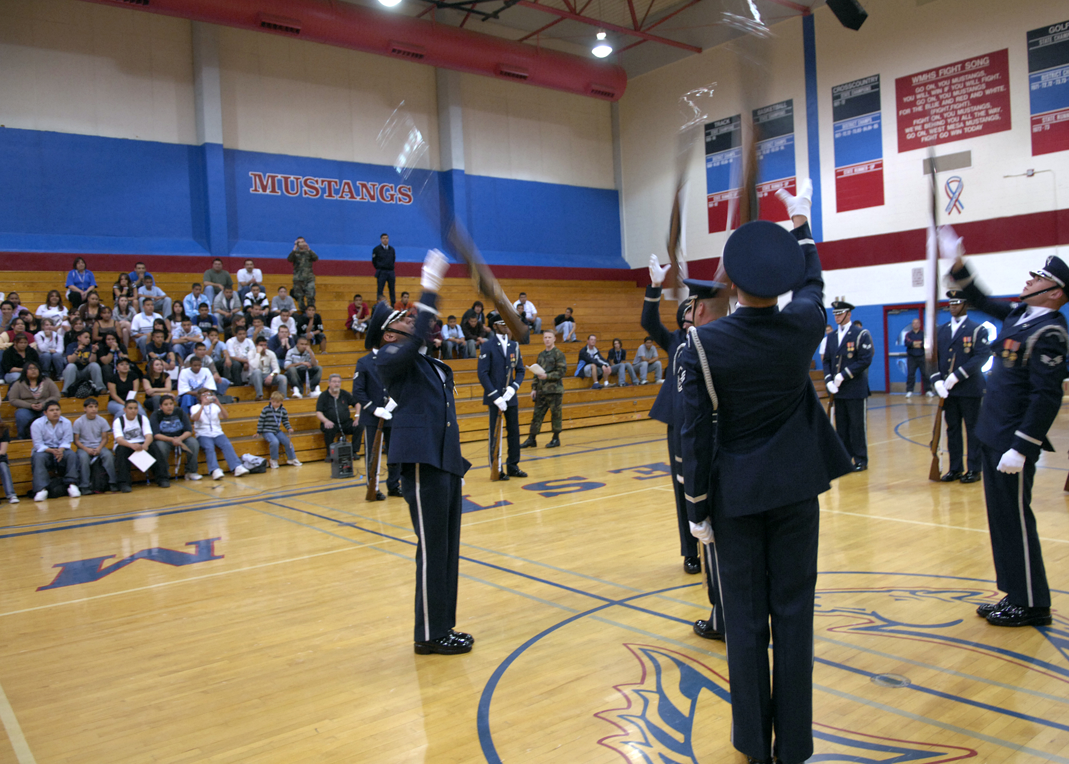 The Drill Team Performs In New Mexico