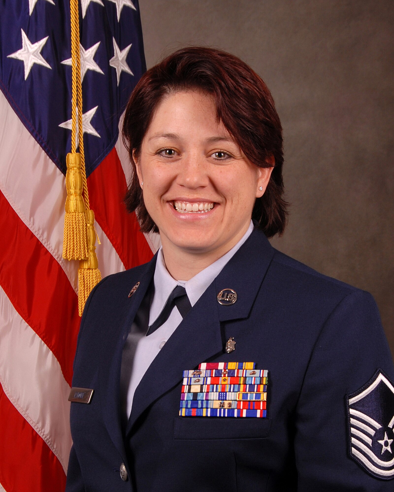 The Air Force Association hand-picked Master Sgt. Faith Elmore, a medic from the 184th Air Refueling Wing, to be a member of this year's AFA Team of the Year. (Air Force photo)