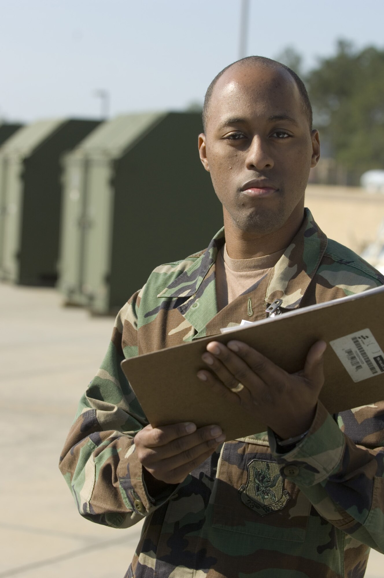 Staff Sgt. John Johnson, 23rd Logistics Readiness Squadron, is the Warrior of the Week for March 29. (U.S. Air Force photo by Staff Sgt. Manuel Martinez)