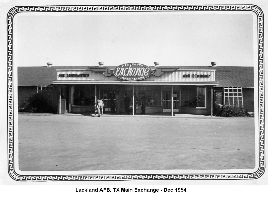 Lackland AFB Exchange 1954
