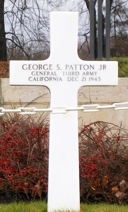 SPANGDAHLEM AIR BASE, GERMANY -- The Host Nation Council sponsored a free trip to Luxembourg for 18 Spangdahlem Air Base Airmen Feb. 24. Gen. George S. Patton once laid in the Luxembourg American Cemetery. His body has since been exhumed and moved back to the US. (US Air Force photo/Senior Airman Bryan Bittner)