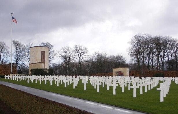 SPANGDAHLEM AIR BASE, GERMANY -- The Host Nation Council sponsored a free trip to Luxembourg for 18 Spangdahlem Air Base Airmen Feb. 24. One of the attractions was to the Luxembourg American Cemetery and Memorial where World War II veterans are honored. The Airmen had the opportunity to see real military history up close and personal. Airmen wishing to participate in upcoming trips should contact the 52nd Fighter Wing Community Relations office at 452-6434. (US Air Force photo/Senior Airman Bryan Bittner)