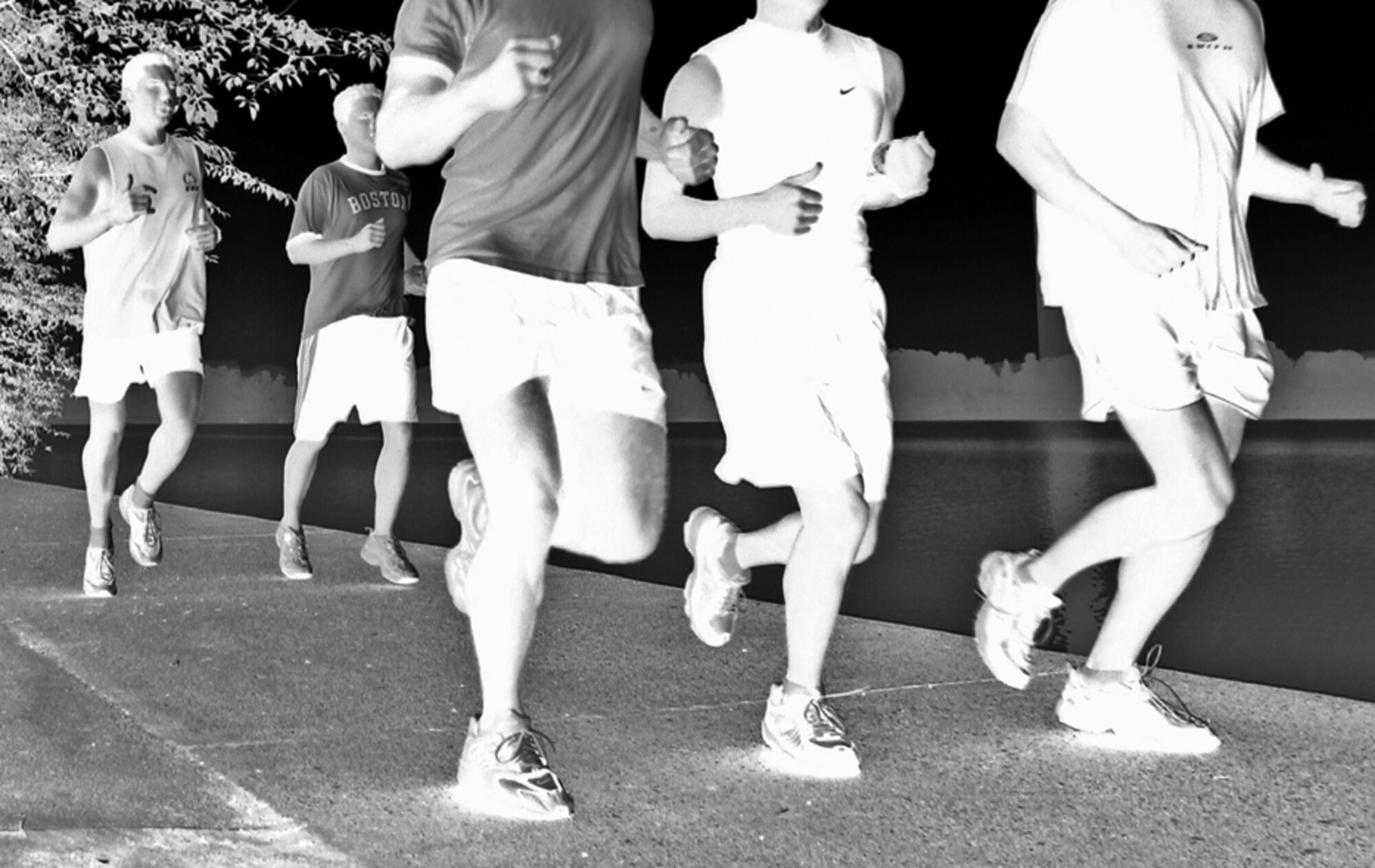 The No Fun Run, Why do we continue to pound the pavement? Put the same effort into your fitness test as you do for your college or promotion testing. Being "fit to fight" is now part of the Air Force mindset. (Photo by Staff Sgt. Matthew Hannen)
