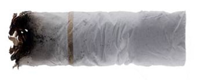 cigarette butt (Tech. Sgt. Jeffrey Allen)                           