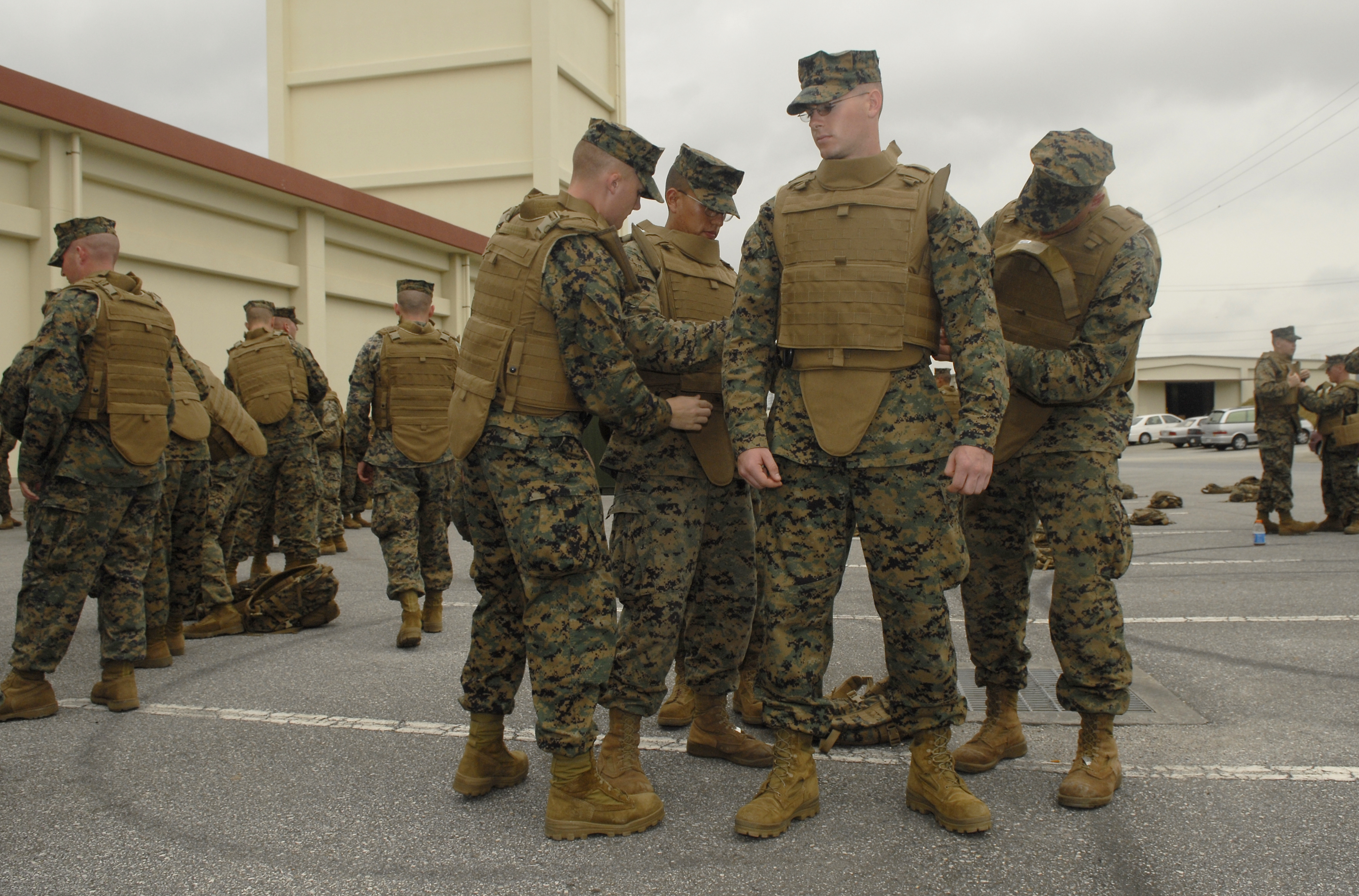 Issued body armor is best available for combat > Headquarters Marine