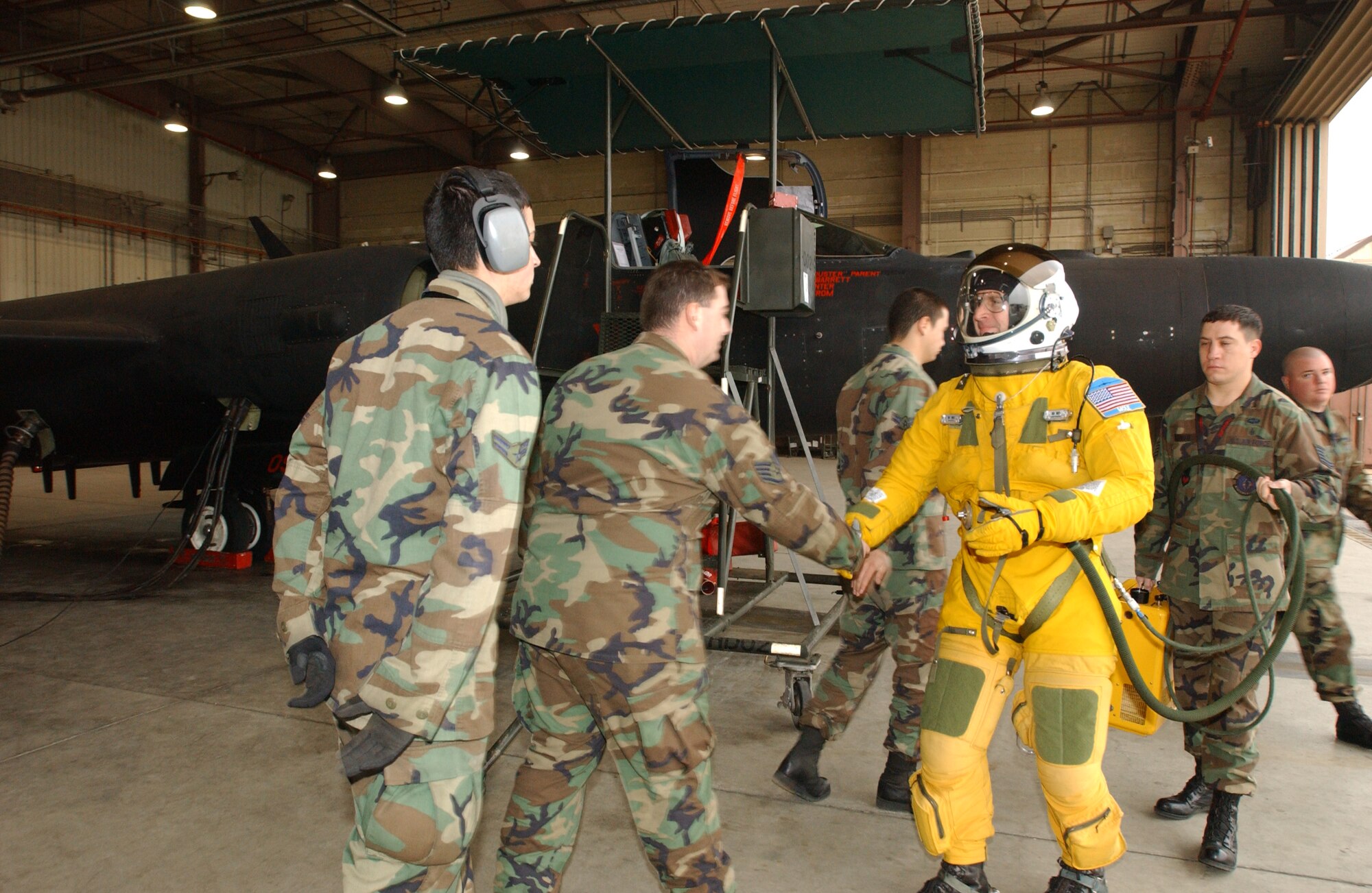 OSAN AIR BASE, Republic of Korea  -  Exercise Reception, Staging, Onward movement, and Integration/Foal Eagle 2007 is an annual joint/combined command post exercise/field training exercise. The purpose of the exercise is to demonstrate resolve to support the Republic of Korea against external aggression while improving ROK/U.S. combat readiness and joint/combined interoperability. The focus of the exercise is on strategic, operational and tactical aspects of general military operations in the Korean theater of operations. (U.S. Air Force photo by Francisco V. Govea II) 