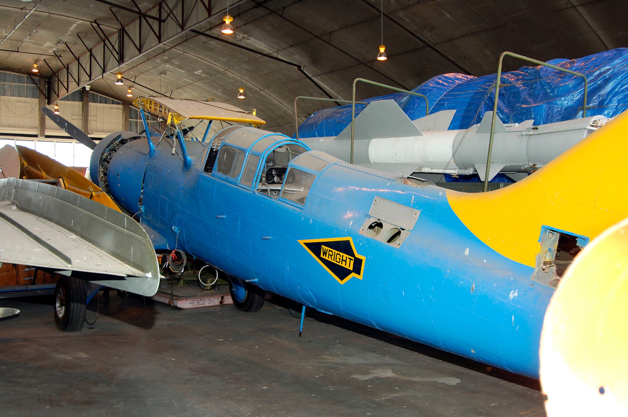 DAYTON, Ohio (02/2007) -- Douglas O-46A awaits restoration at the National Museum of the U.S. Air Force. (U.S. Air Force photo)