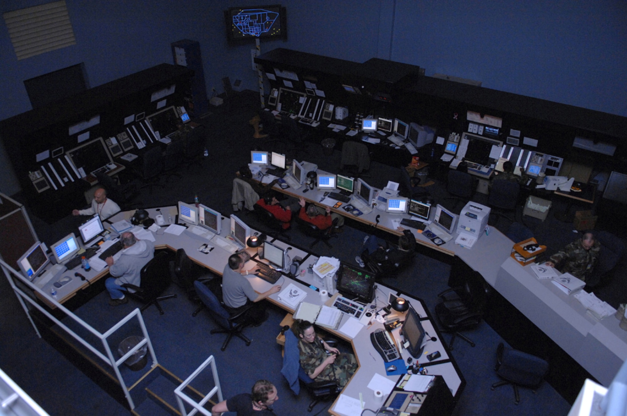 The Nellis Air Traffic Control Facility, commonly referred to as the NATCF, is the busiest ATC facility in the Department of Defense, controlling more than 450,000 aircraft last year. (U.S. Air Force photo/Airman 1st Class Kasabyan McGarvey)