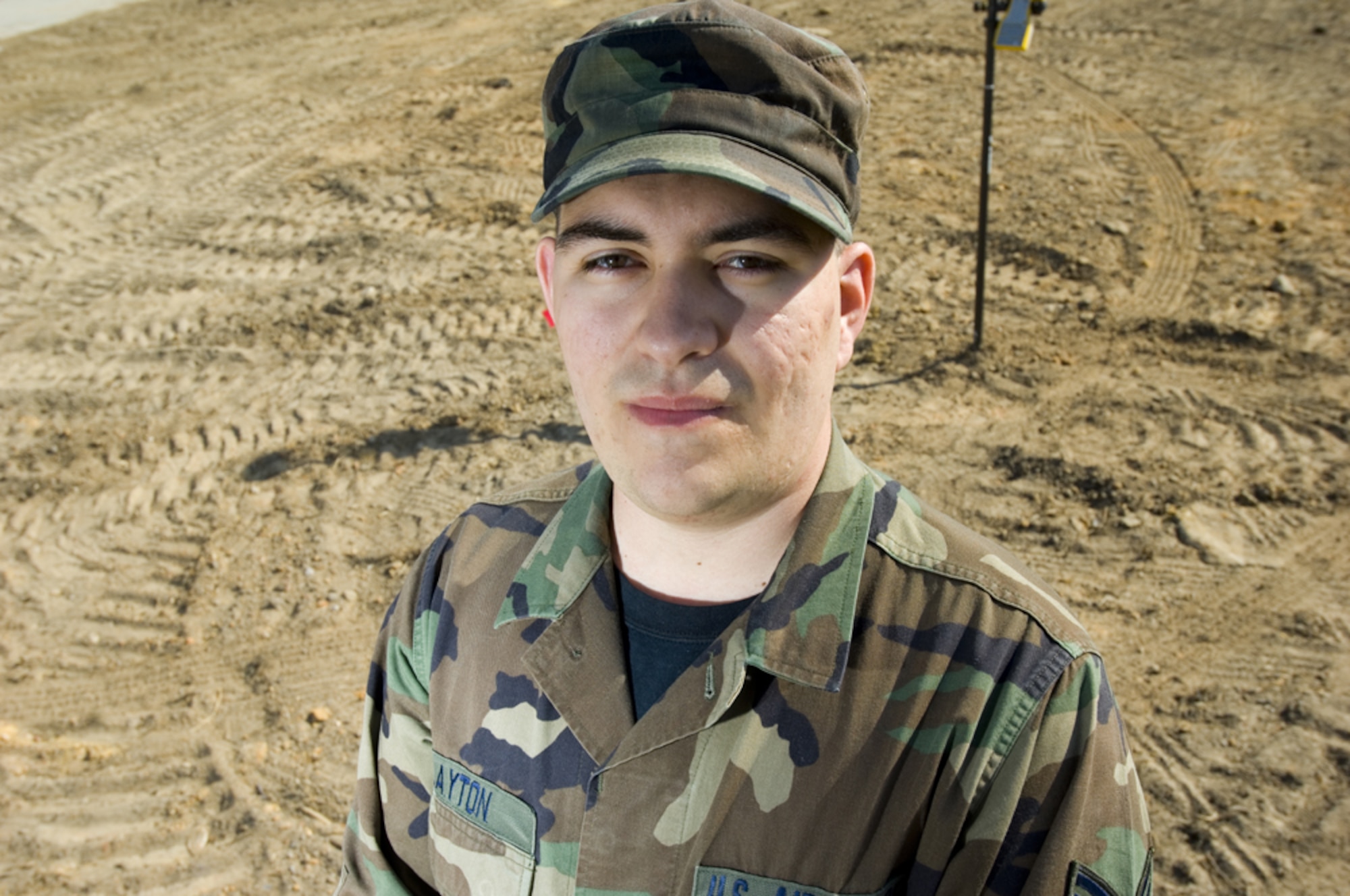 Senior Airman Ricky Layton, 23rd Civil Engineer Squadron, is the Warrior of the Week for April 5. (U.S. Air Force photo by Staff Sgt. Manuel Martinez)