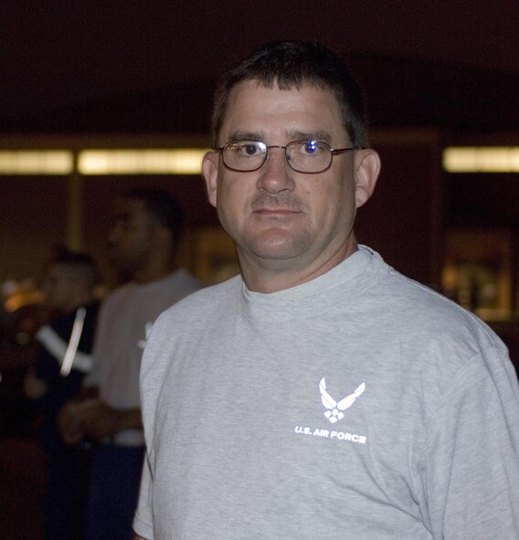 Brian Hawthorne, 23rd Communications Squadron, is Fit to Fight. (U.S. Air Force photo by Staff Sgt. Manuel Martinez)