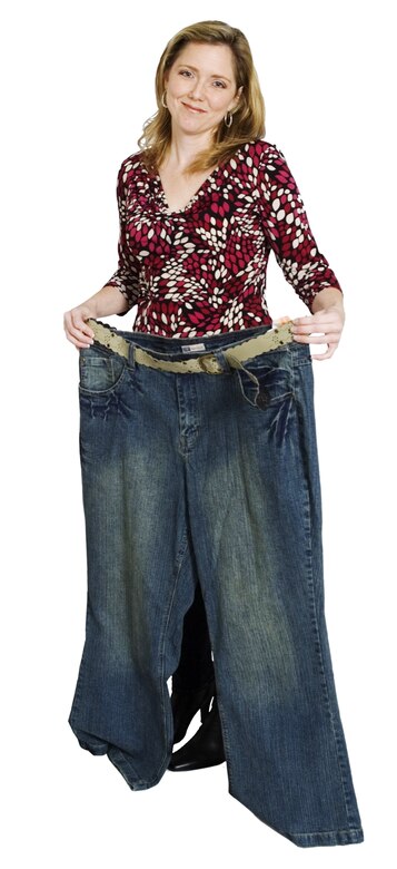 When she needed to lose more than 100 pounds, Diana Harmon turned to the Brooks City-Base, Texas, Health and Wellness Center for help. She has lost 115 pounds over the past two years through hard work, dedication and education. (U.S. Air Force photo/Steve Thurow)