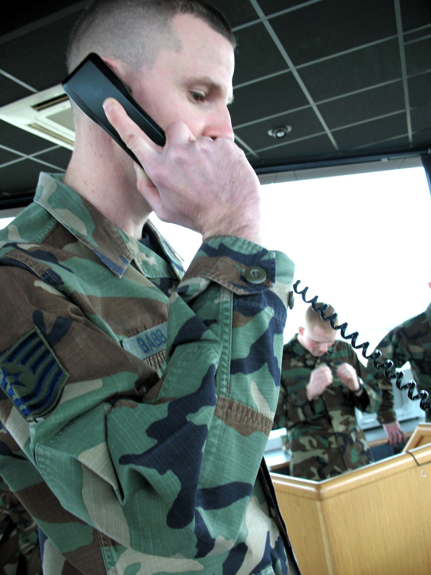 Tech. Sgt. Richard Babb advises people to report suspicious incidents or activities to local security officials right away.  Sergeant Babb is a security forces NCO at Ramstein Air Base, Germany.  (U.S. Air Force photo/Staff Sgt. Jason David)