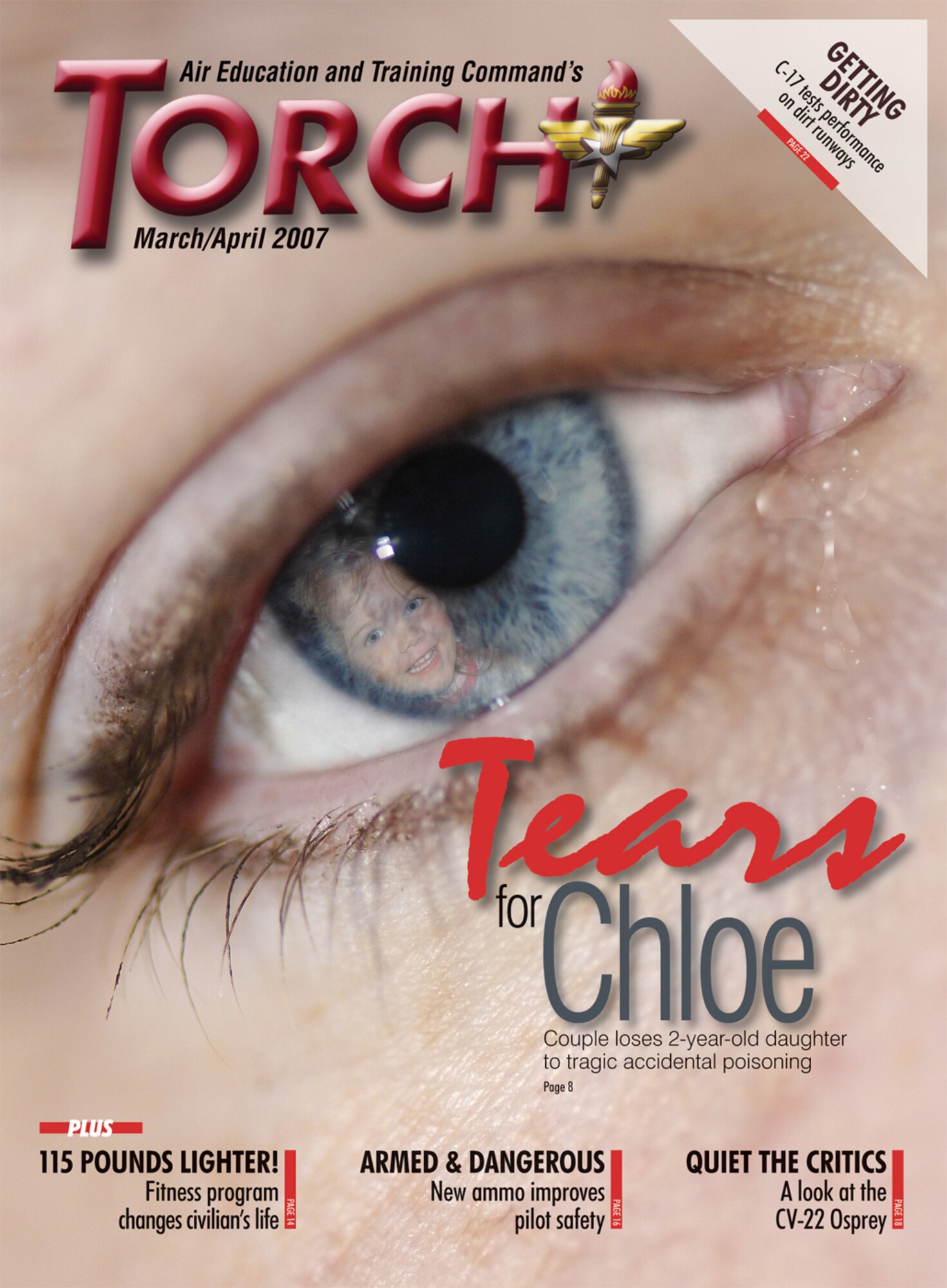 Torch Mar-Apr 2007 Magazine Cover (U.S. Air Force photo by Staff Sgt. Matt Hannen)