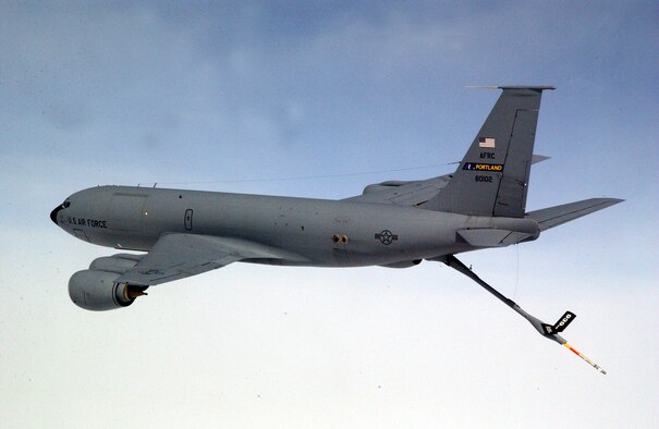 Air Force officials are looking at proposals for a new strategic refueling aircraft, referred to as the KC-X, to replace the aging KC-135 Stratotanker.  (U.S. Air Force photo)
