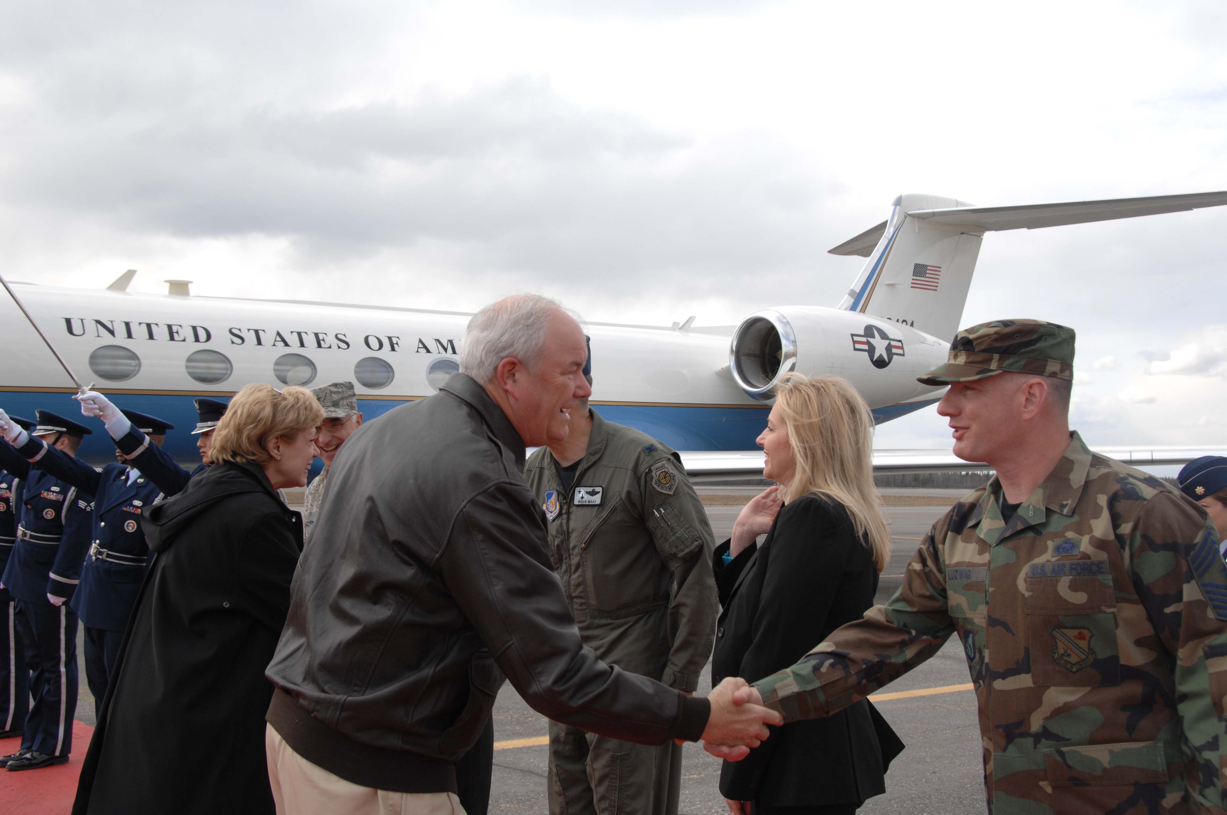 SECAF Arrival at Eielson AFB > Eielson Air Force Base > Display