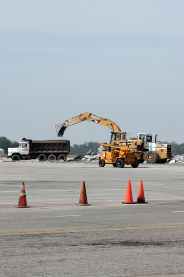 Renovations underway on mass parking ramp > Grissom Air Reserve Base ...
