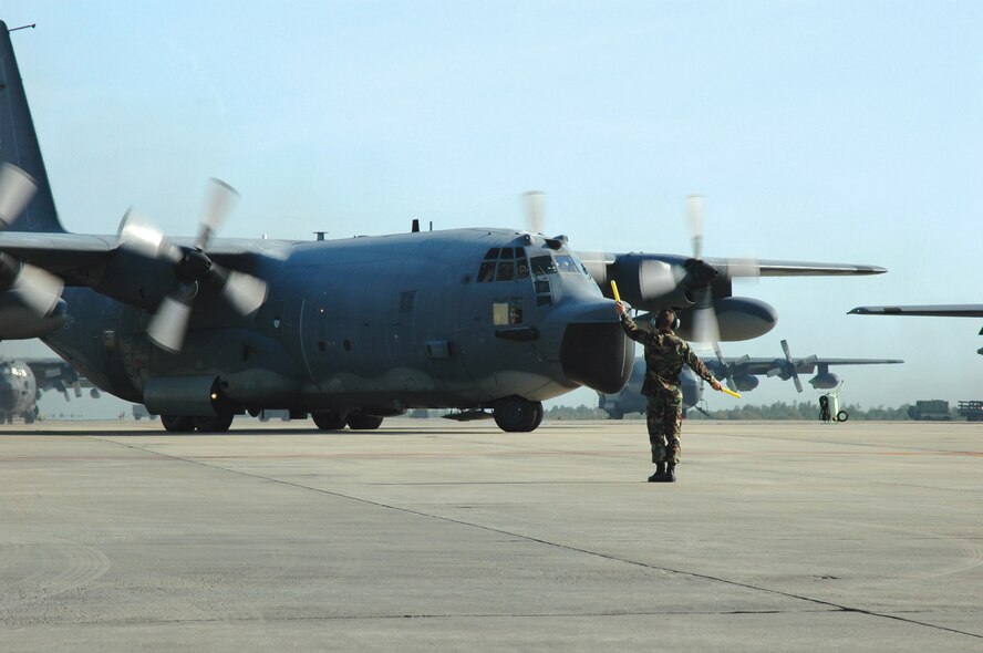 Wing reservists prepare to board an aircraft for a deployment. Members of the 919th Special Operations Wing have supported numerous deployments since Sept. 11, 2001, and as a result of their heroism, the wing has become one of the most highly decorated wings in Air Force Reserve Command. (U.S. Air Force Photo/Jasmine DeNamur)