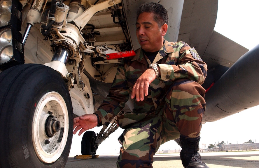 Master Sgt. Michael Fisher from the 8th Aircraft Maintenance Squadron was selected as the 8th Fighter Wing Pride of the Pack for the week of May 14. He oversees the daily maintenance operations of both the 35th and 80th Aircraft Maintenance Units and end-of-runway operations. He also coordinates with agencies on projects that deal with new construction or existing upgrades to facilities that are on the Flight Line. (U.S. Air Force photo by Senior Airman Darnell Cannady.)                    