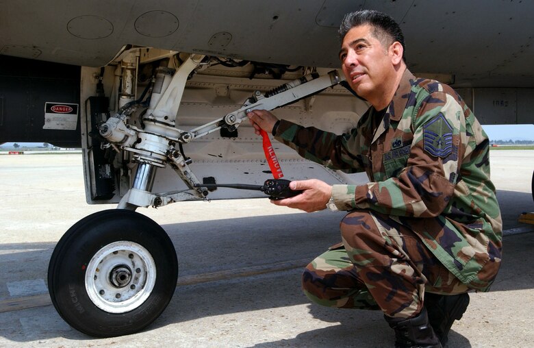 Master Sgt. Michael Fisher from the 8th Aircraft Maintenance Squadron was selected as the 8th Fighter Wing Pride of the Pack for the week of May 14. He oversees the daily maintenance operations of both the 35th and 80th Aircraft Maintenance Units and end-of-runway operations. He also coordinates with agencies on projects that deal with new construction or existing upgrades to facilities that are on the Flight Line. (U.S. Air Force photo by Senior Airman Darnell Cannady.)  